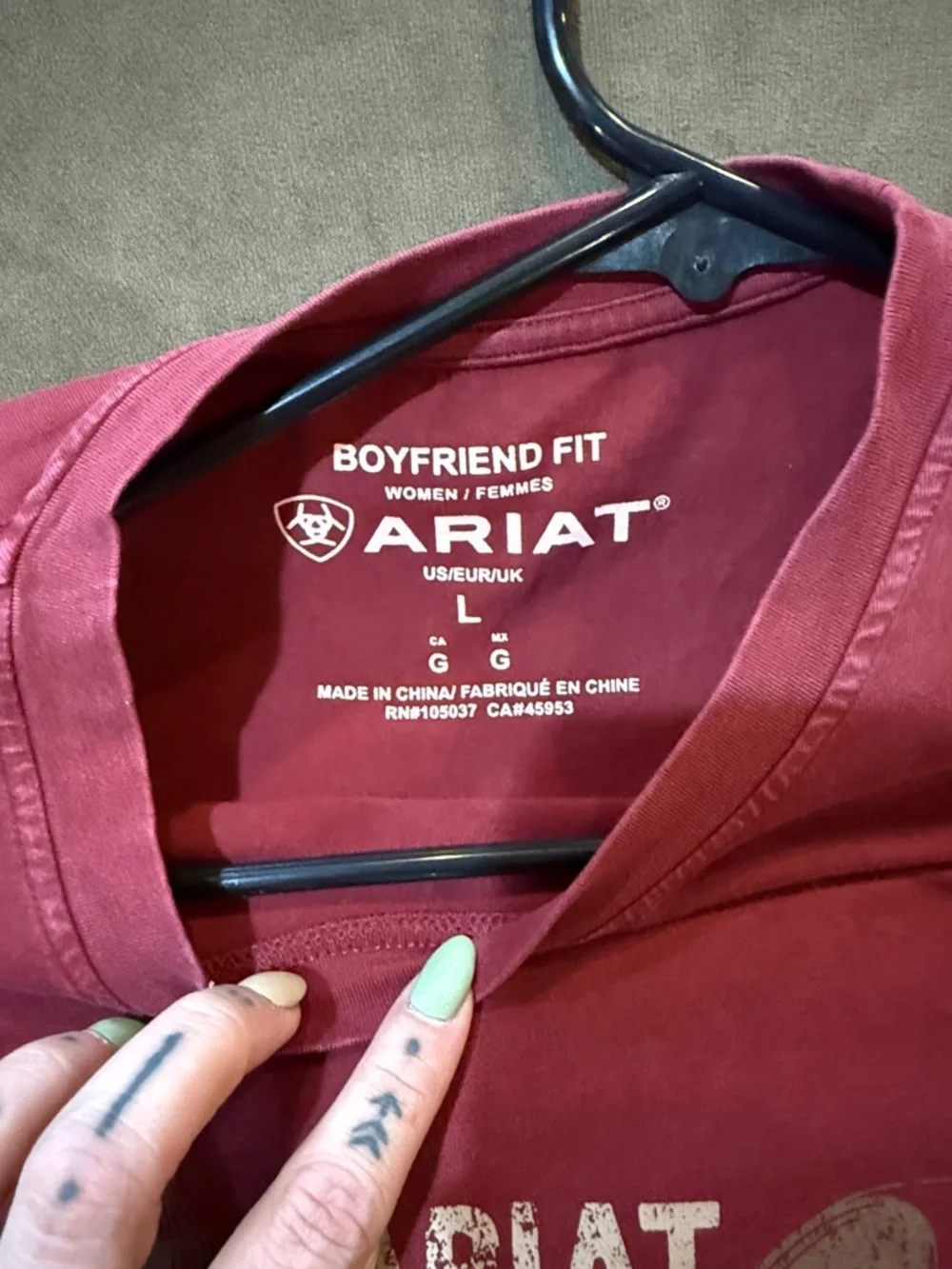 Ariat Red Denim & Supply Graphic Tee - Picture 2 of 5